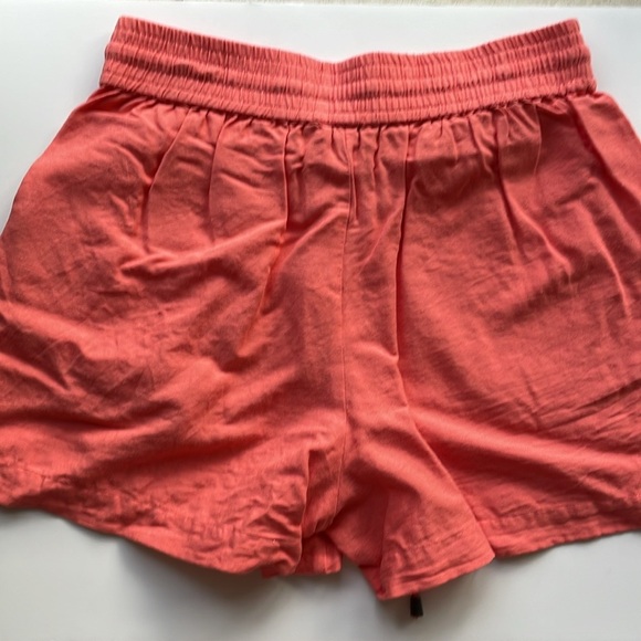 Venus Easy Linen Shorts Coral - Picture 7 of 7
